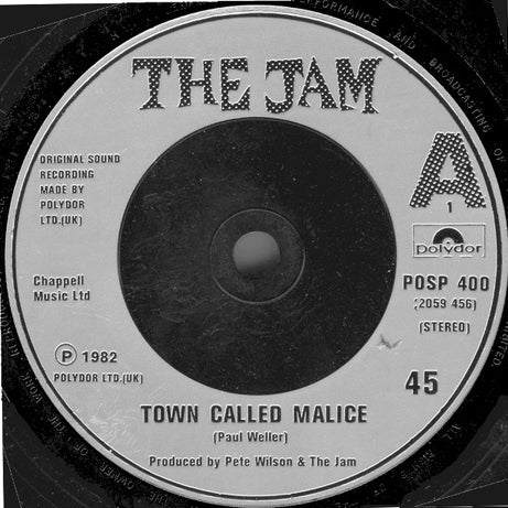 The Jam : Town Called Malice / Precious (7", Single, Sil)