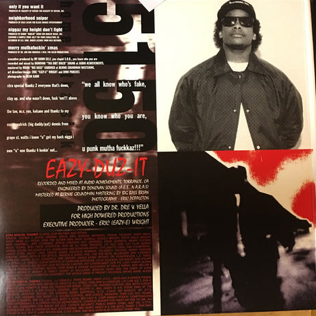 Eazy-E : Eazy-Duz-It / 5150 Home 4 Tha Sick (2xLP, Comp, RE, RM, Gat)