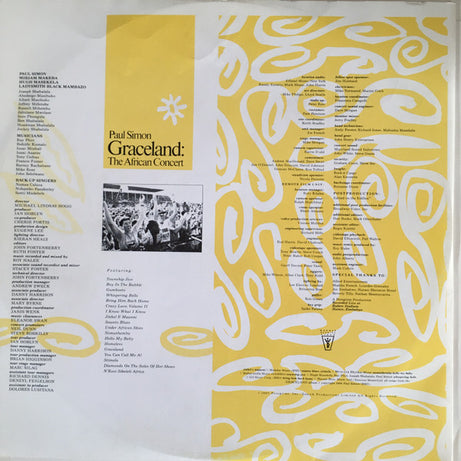 Paul Simon : Graceland: The African Concert (CDV, 12", PAL, Gol)