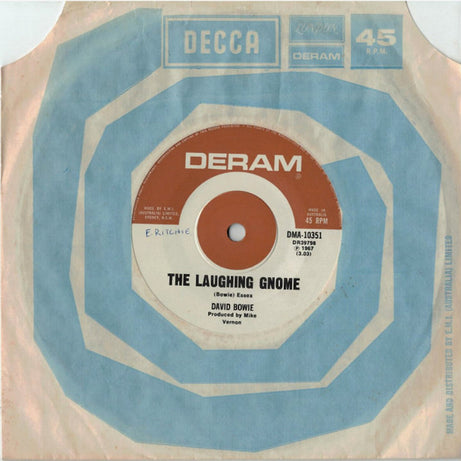 David Bowie : The Laughing Gnome (7", Single, RE)