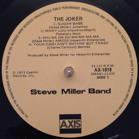 Steve Miller Band : The Joker (LP, Album, RE)