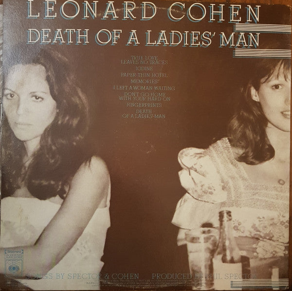Leonard Cohen : Death Of A Ladies' Man (LP, Album, Gat)
