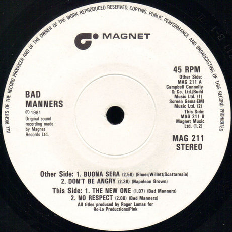 Bad Manners : Special 'R 'n' B' Party Four E.P. (7", EP, Single, Ger)
