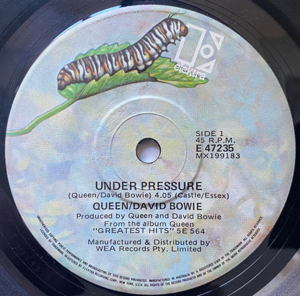 Queen / David Bowie : Under Pressure (7", Single)