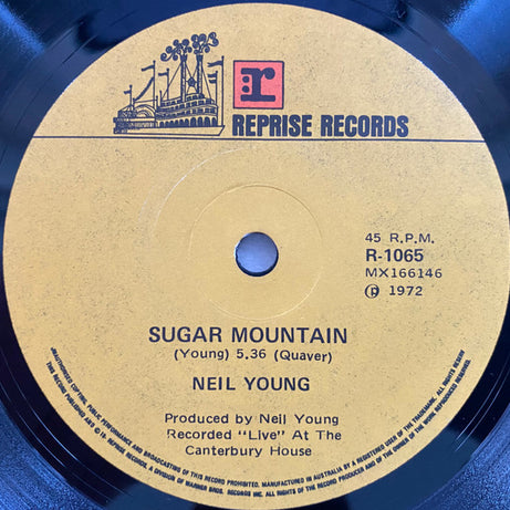 Neil Young : Heart Of Gold (7", Single)