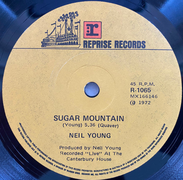 Neil Young : Heart Of Gold (7", Single)