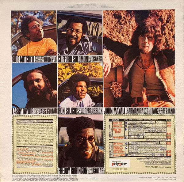 John Mayall : Jazz Blues Fusion (LP, Album, RE)