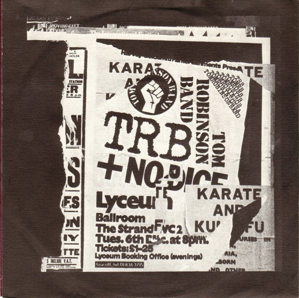 Tom Robinson Band : Don't Take No For An Answer (7", EP)