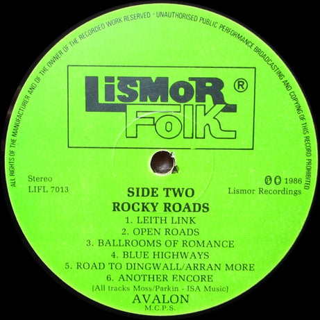 Avalon (23) : Rocky Roads (LP, Album)