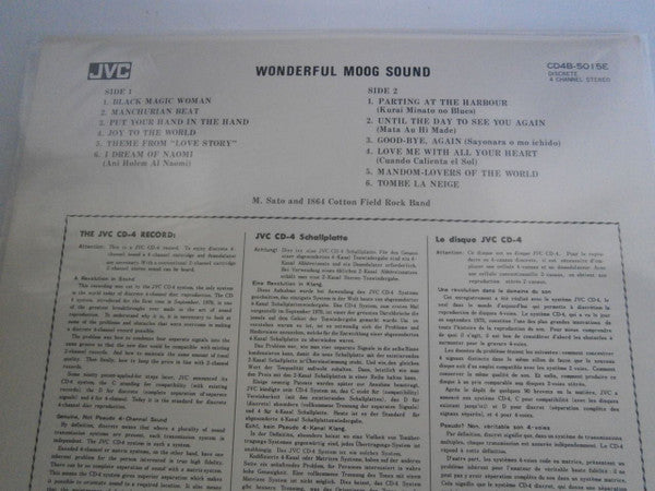 Masahiko Satoh And 1864 Cotton Field Rock Band : Wonderful Moog Sound  (LP, Album, Quad)