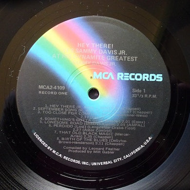 Sammy Davis Jr. : Hey There! It's Sammy Davis Jr. At His Dynamite Greatest (2xLP, Comp)