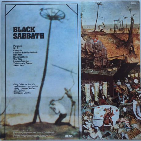 Black Sabbath : Greatest Hits (LP, Comp)