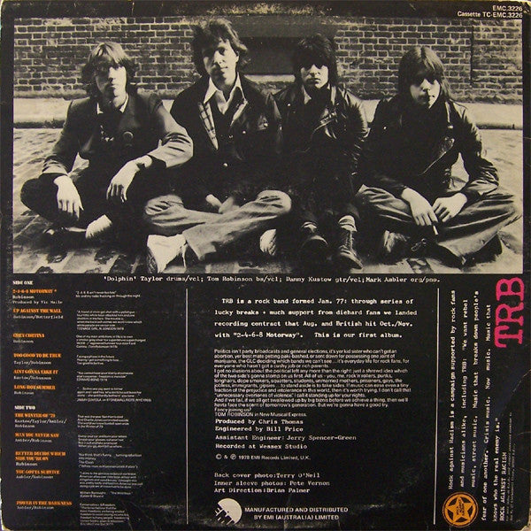 Tom Robinson Band : Power In The Darkness (LP, Album)