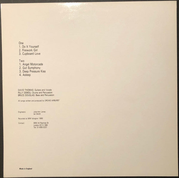 Orchid Airburst : Guitars And Shouting (LP)