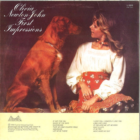 Olivia Newton-John : First Impressions (LP, Comp, Red)