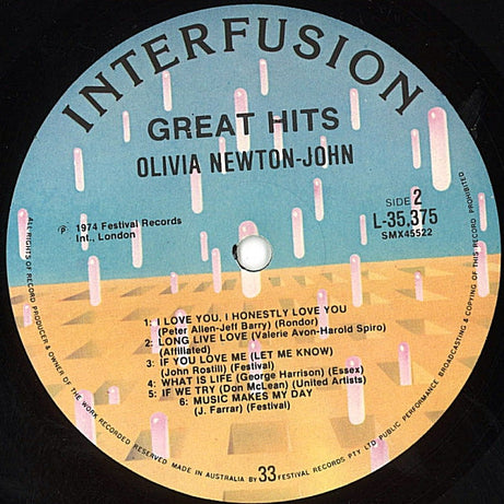 Olivia Newton-John : First Impressions (LP, Comp, RE, Blu)