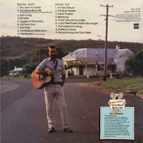 John Williamson : All The Best! (LP, Comp, RM, Gat)