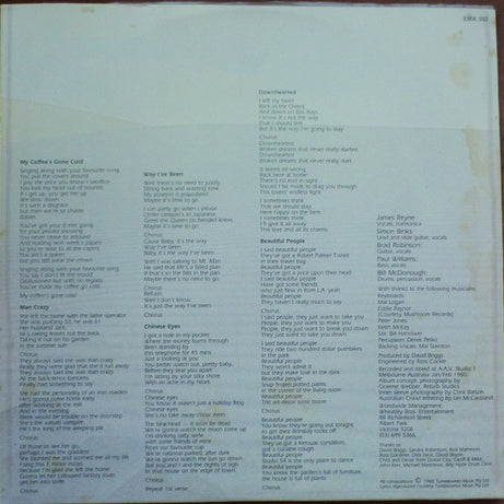 Australian Crawl : The Boys Light Up (LP, Album)