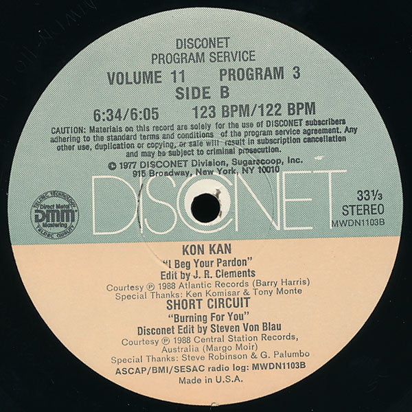 Various : Volume 11 Program 3 (2x12", P/Mixed)