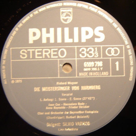 Wagner* / Bayreuther Festspiele*, Silvio Varviso : Die Meistersinger Von Nürnberg (5xLP, Album + Box, Ltd)