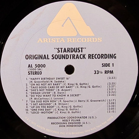 Various : "Stardust" Original Soundtrack Recording (2xLP, Comp)
