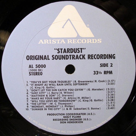 Various : "Stardust" Original Soundtrack Recording (2xLP, Comp)