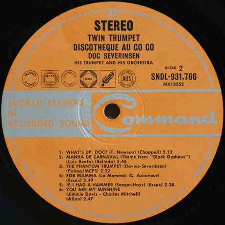 Doc Severinsen And His Orchestra : Twin Trumpet Discotheque Au Go Go (LP, Album)