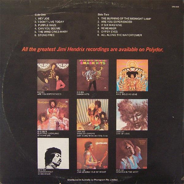 The Jimi Hendrix Experience : The Jimi Hendrix Experience (LP, Comp)