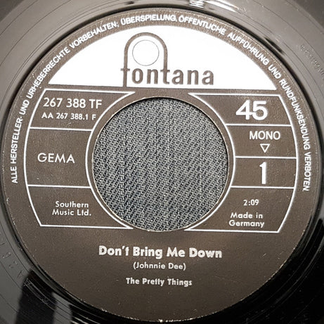 The Pretty Things : Don't Bring Me Down / We'll Be Together (7", Single, Mono)
