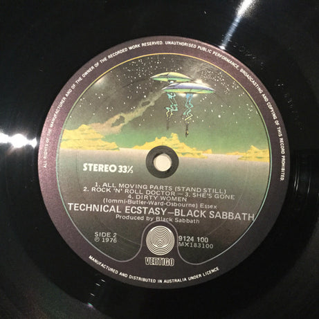 Black Sabbath : Technical Ecstasy (LP, Album)