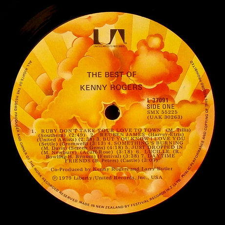 Kenny Rogers : The Best Of Kenny Rogers (LP, Comp)