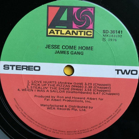 James Gang : Jesse Come Home (LP, Album)