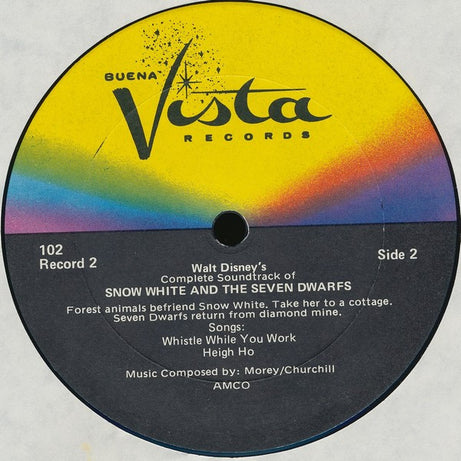 Unknown Artist : Walt Disney's Complete Soundtrack Snow White And The Seven Dwarfs (3xLP)