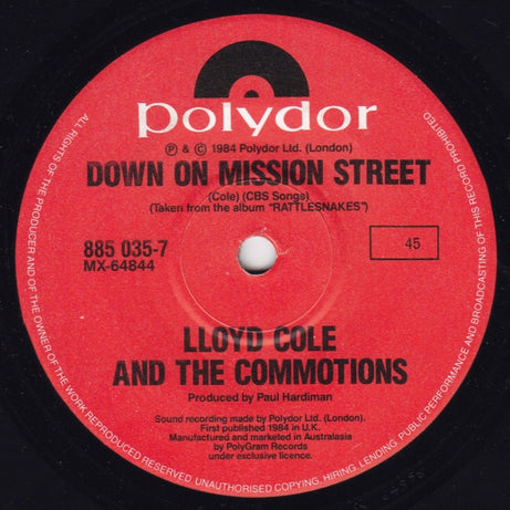 Lloyd Cole & The Commotions : Rich (7", Single)