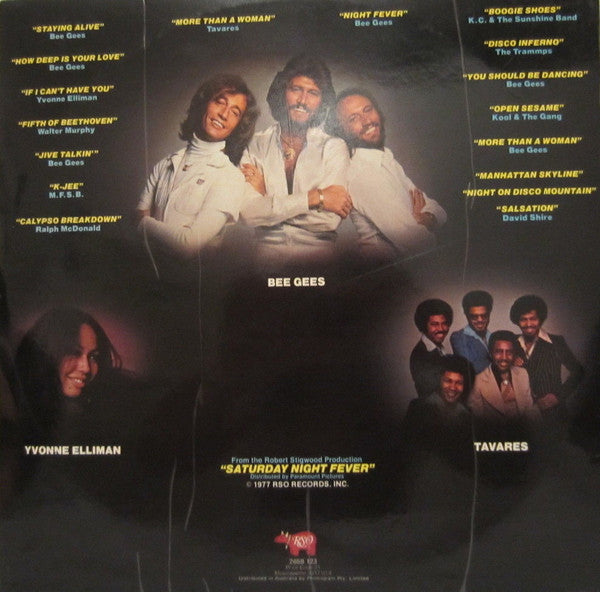 Various : Saturday Night Fever (The Original Movie Sound Track) (2xLP, Album, Comp)