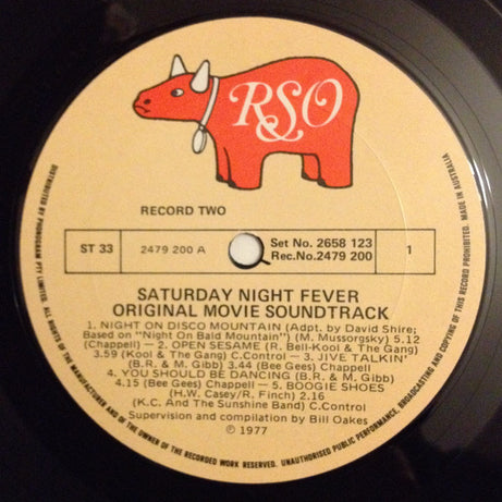 Various : Saturday Night Fever (The Original Movie Sound Track) (2xLP, Album, Comp)