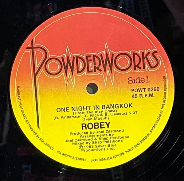 Robey : One Night In Bangkok (12")