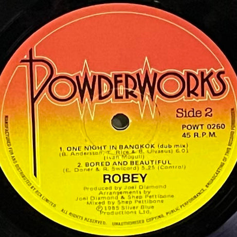 Robey : One Night In Bangkok (12")