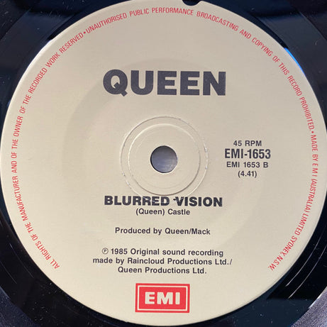 Queen : One Vision (7", Single, Pic)