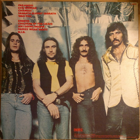 Black Sabbath : The Best Of Black Sabbath (LP, Album, Comp)