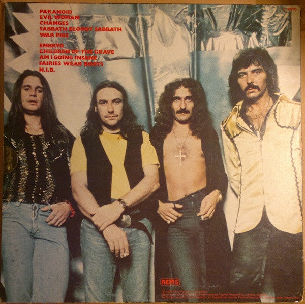 Black Sabbath : The Best Of Black Sabbath (LP, Album, Comp)