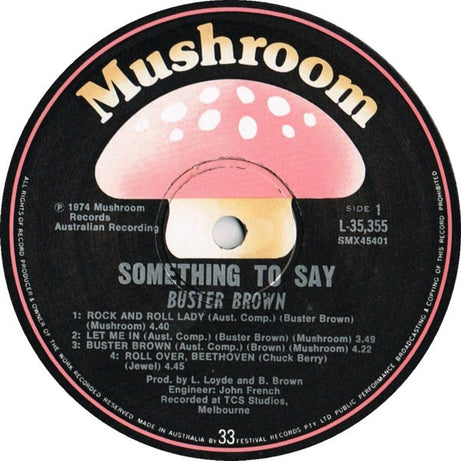 Buster Brown (2) : Something To Say (LP, Album)