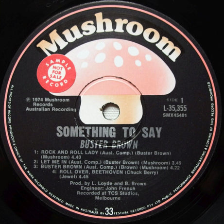 Buster Brown (2) : Something To Say (LP, Album)