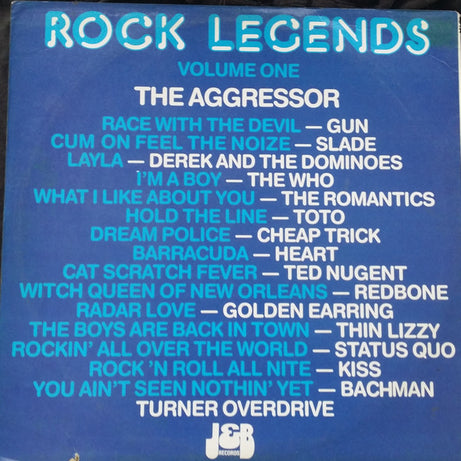 Various : Rock Legends Volume One : The Aggressor (LP, Comp)