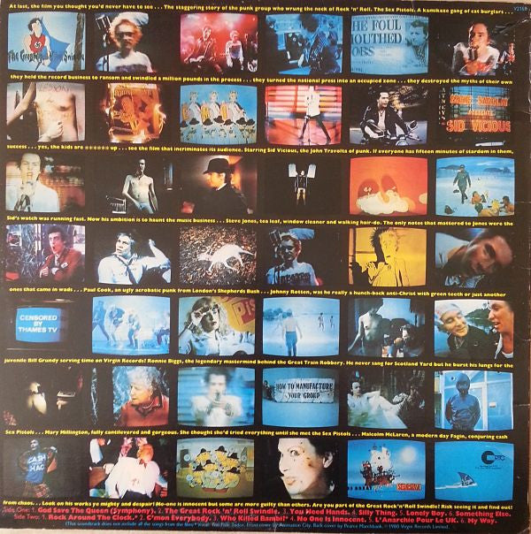 Sex Pistols : The Great Rock 'N' Roll Swindle (LP, Comp)