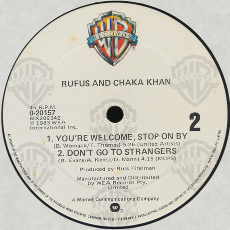 Rufus & Chaka Khan : Ain't Nobody (12")