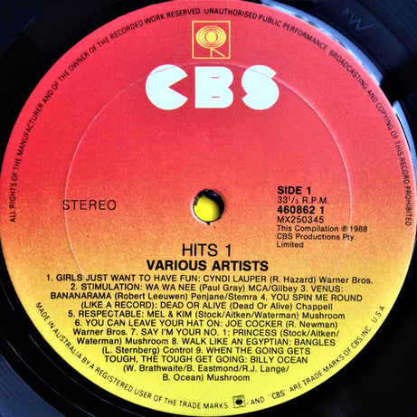Various : Hits 1 (LP, Comp)