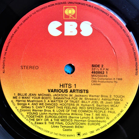 Various : Hits 1 (LP, Comp)