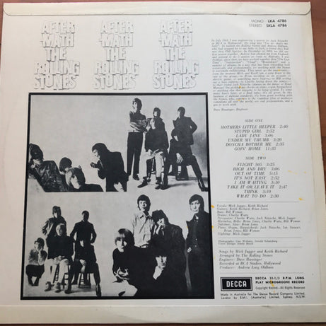 The Rolling Stones : Aftermath (LP, Album, Mono)