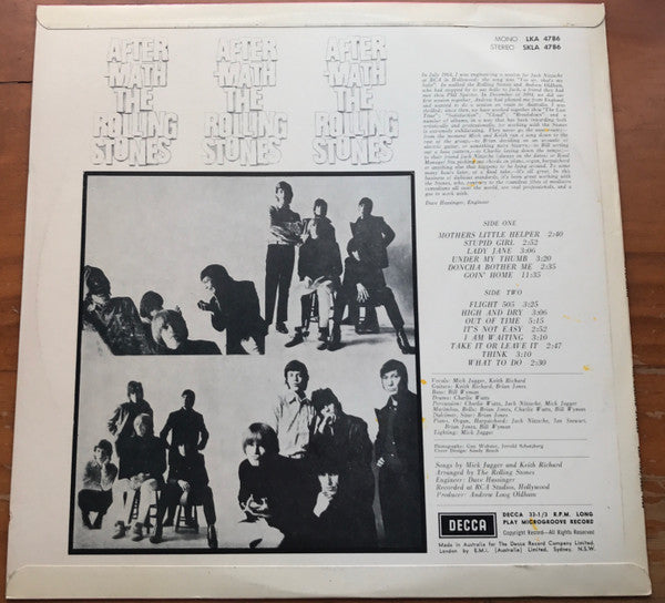 The Rolling Stones : Aftermath (LP, Album, Mono)